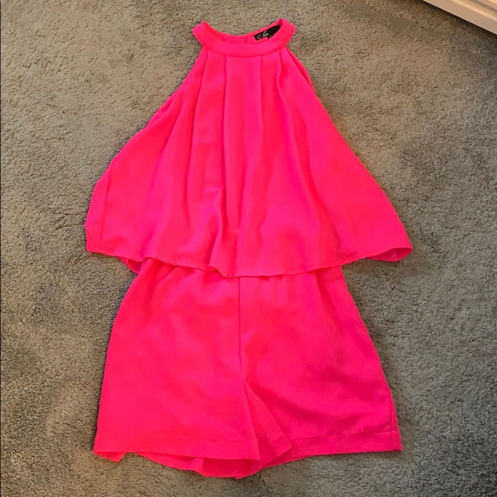 Fuchsia Boutique Romper